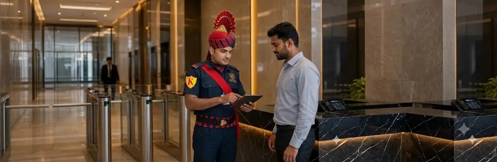 Kavach Security event guard team structure, officers, supervisors and guards