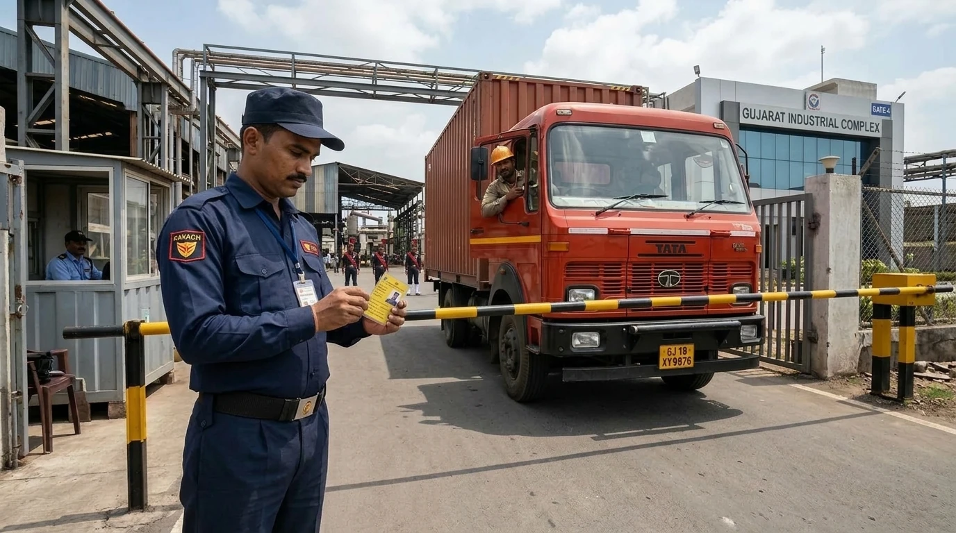 Industrial and factory security services in India by Kavach Security