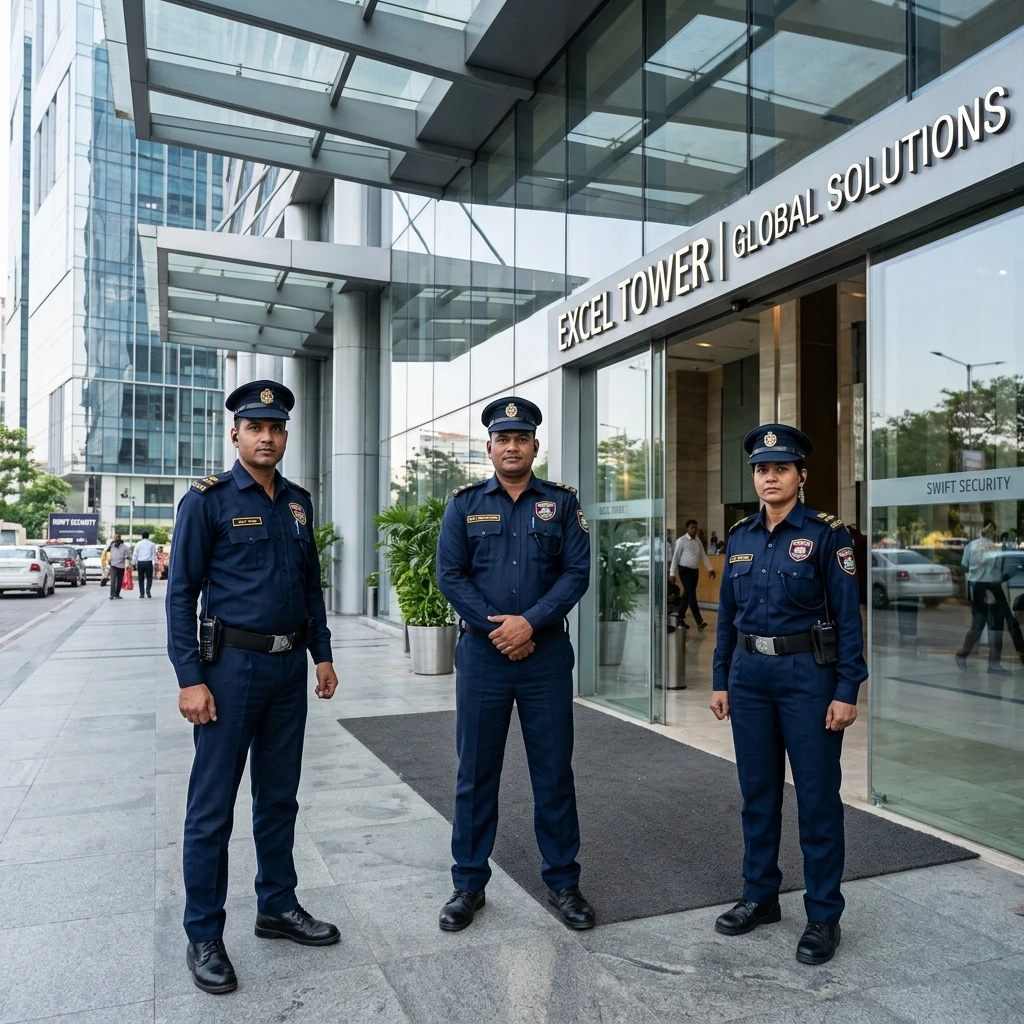 Kavach Security armed guard team structure — officers, supervisors and armed guards